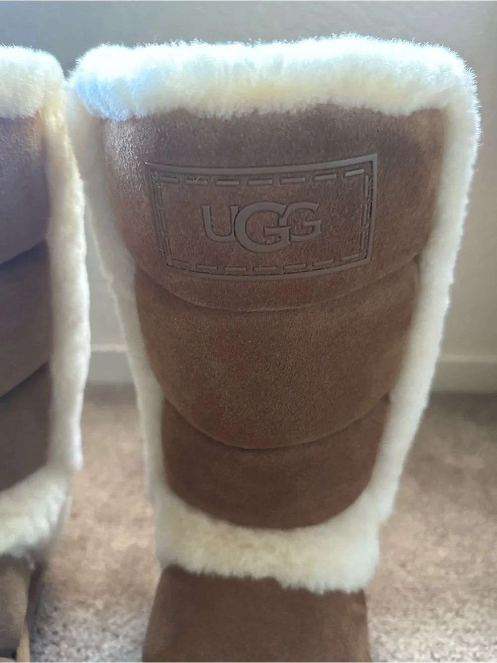 UGG Chillapeak Genuine Shearling Trim Tall Boot